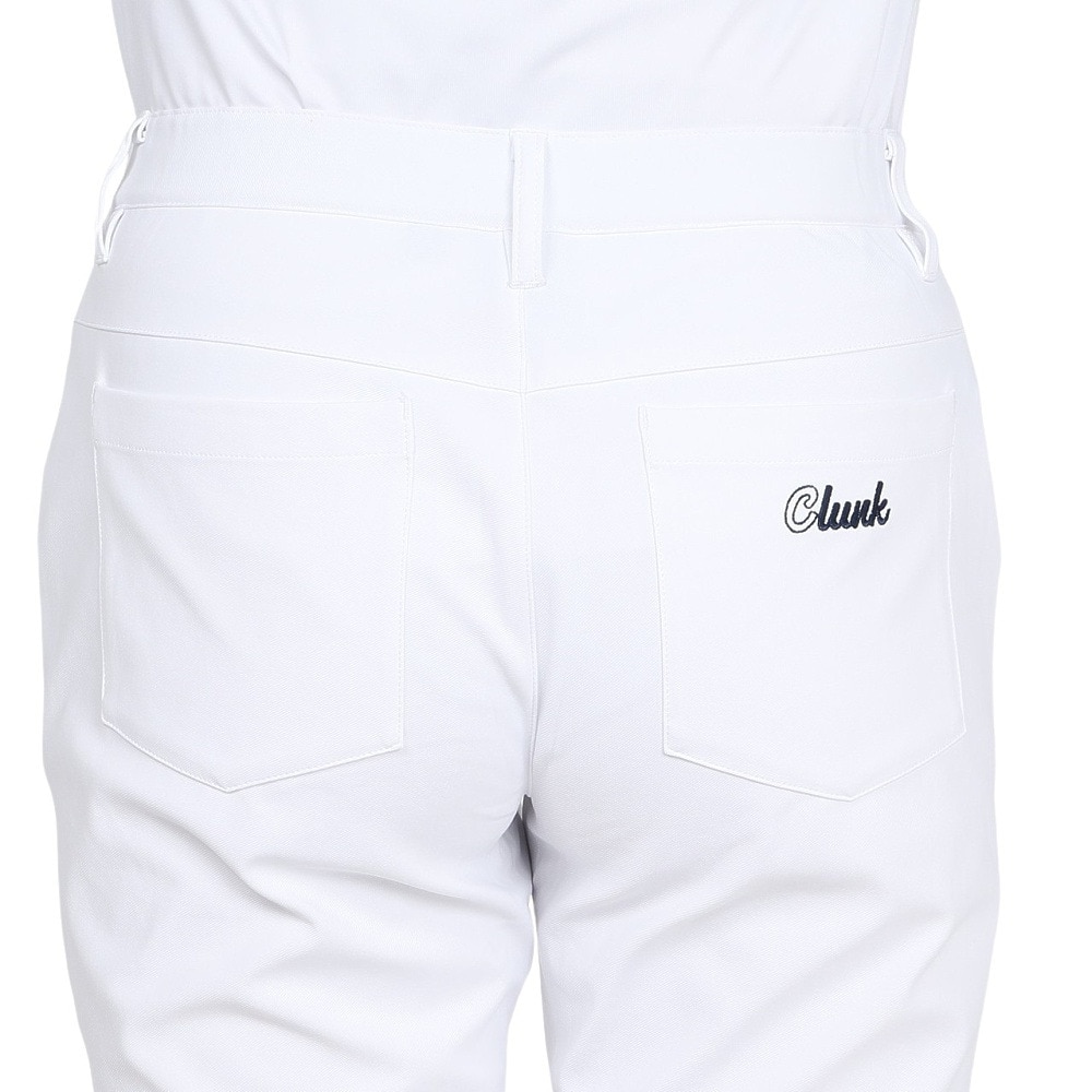 クランク（CLUNK）（レディース）ゴルフウェア ハイストレッチパンツ CL5SUD05 WHT