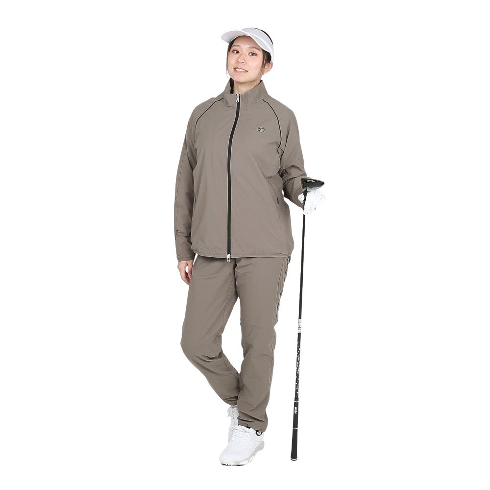 トミーアーマー（Tommy Armour）（レディース）ゴルフウェア 撥水 裏起毛 ストレートフィットパンツ TATSV24F060014 KHK