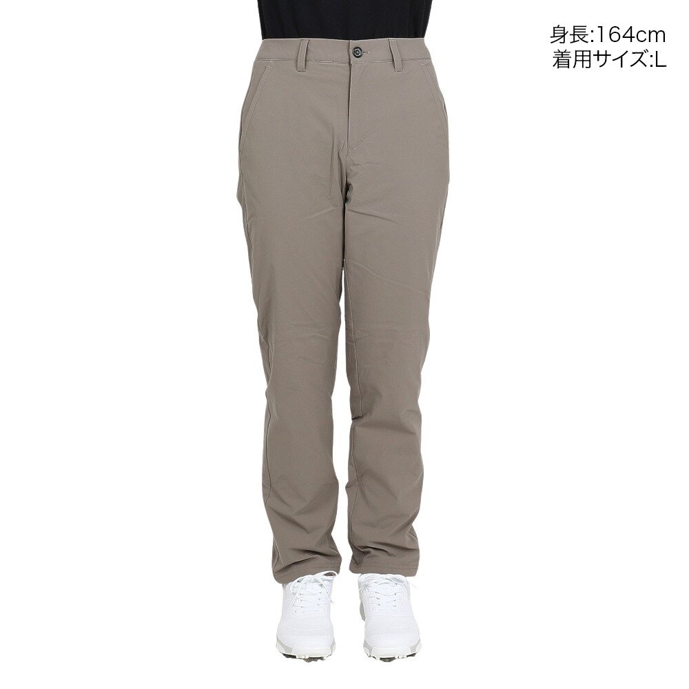 トミーアーマー（Tommy Armour）（レディース）ゴルフウェア 撥水 裏起毛 ストレートフィットパンツ TATSV24F060014 KHK