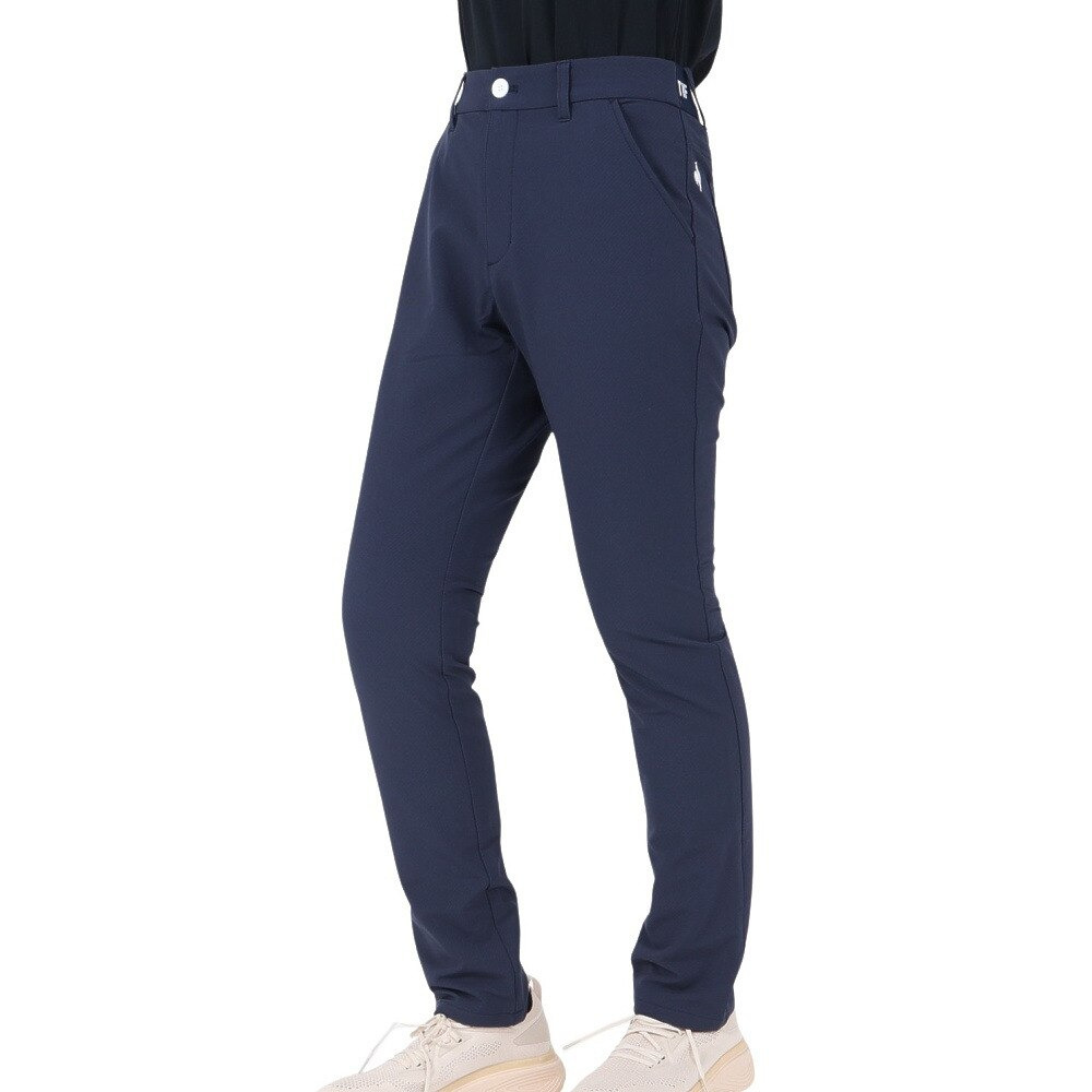 ルコックスポルティフ（lecoqsportif）（レディース）ゴルフウェア 保温 裏起毛ストレートロングパンツ QGWWJD06 NV00