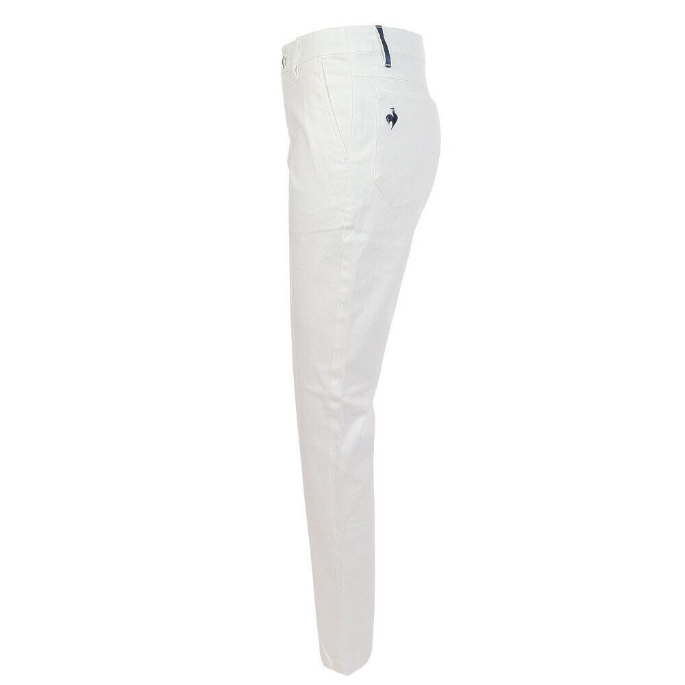 ルコックスポルティフ（lecoqsportif）（レディース）ゴルフウェア 吸汗 ベーシックデザインロングパンツ QGWWJD01 WH00