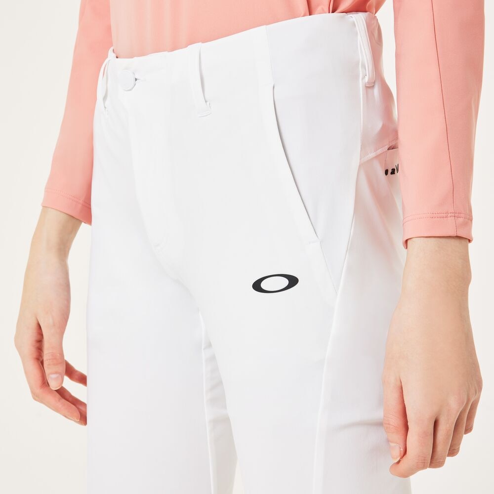 オークリー（OAKLEY）（レディース）ゴルフウェア 吸汗速乾 接触冷感 ELEVATE O-FUSION FLEX テーパードアンクルパンツ FOA500840-100