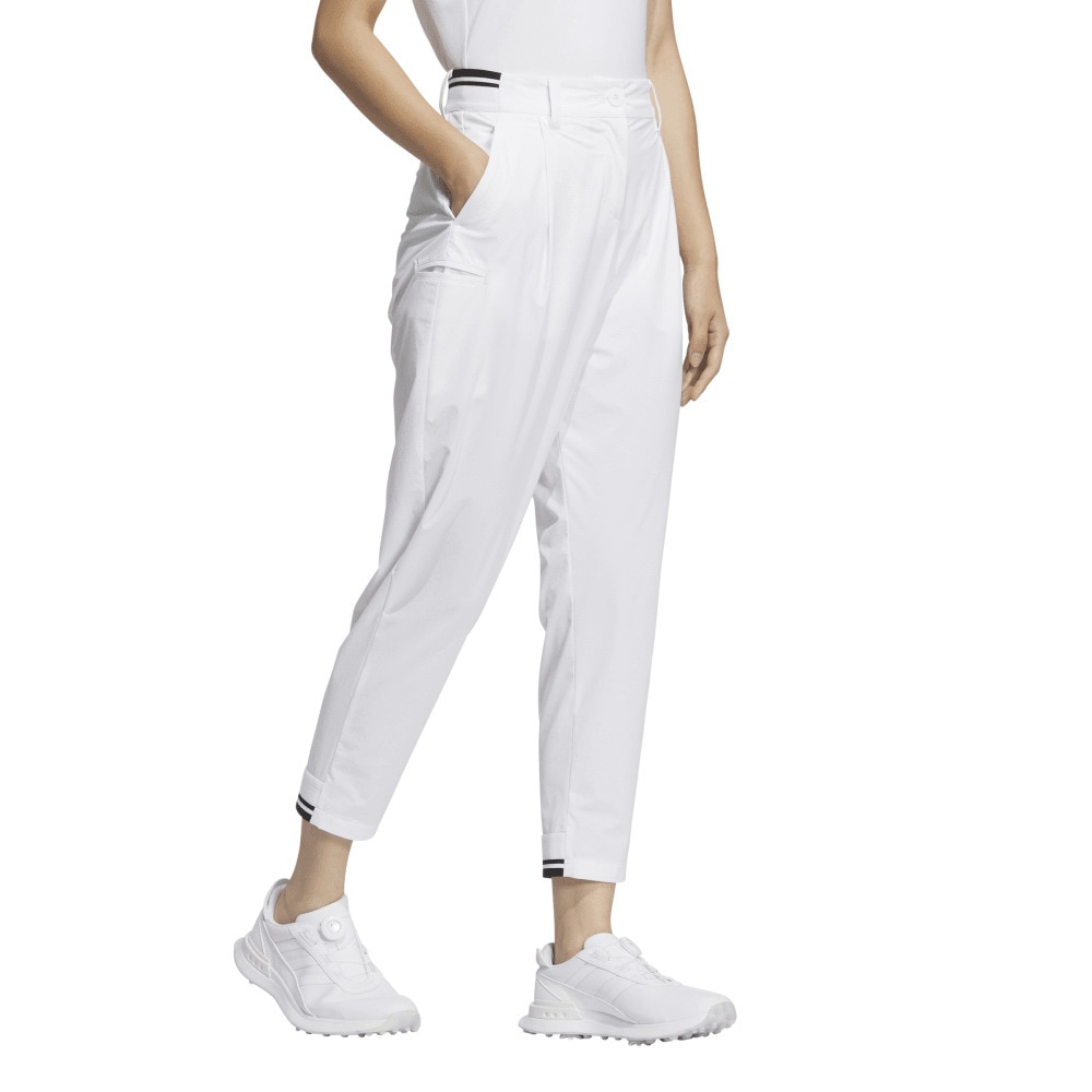 アディダス（adidas）（レディース）ゴルフウェア ビヨンド ザ コース EX stretch active 撥水 アンクルパンツ KTN30-JE8296W