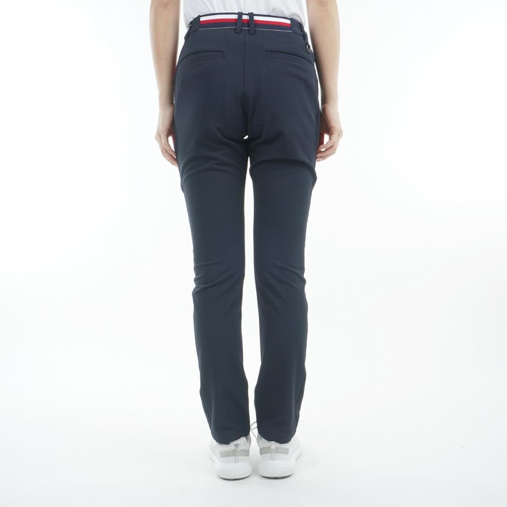 トミー ヒルフィガー ゴルフ（TOMMY HILFIGER GOLF）（レディース）ゴルフウェア 遮熱 サイドラインロゴ ロングパンツ THLA513-NVY