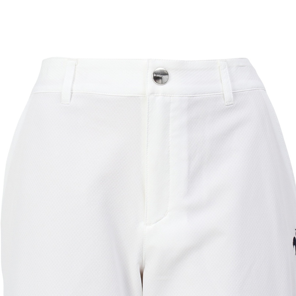 ルコックスポルティフ（lecoqsportif）（レディース）ゴルフウェア Waist Fit 9分丈パンツ LG5SLP53L WH00