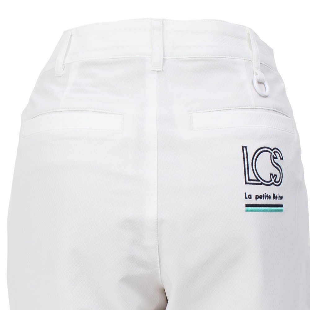ルコックスポルティフ（lecoqsportif）（レディース）ゴルフウェア Waist Fit 9分丈パンツ LG5SLP53L WH00