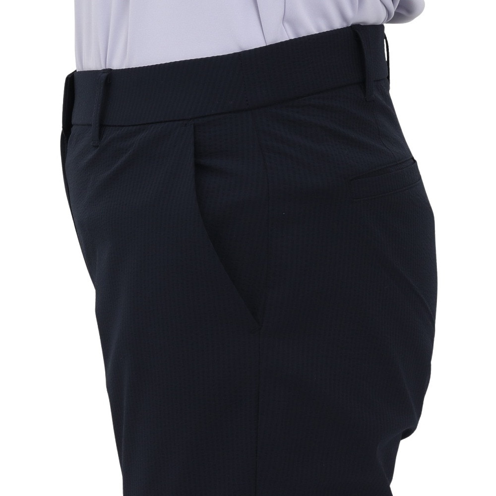 マンシングウエア（MUNSING WEAR）（レディース）ゴルフウェア 吸汗 シアサッカーストレッチ 9分丈パンツ MG5SLP82L NVNV