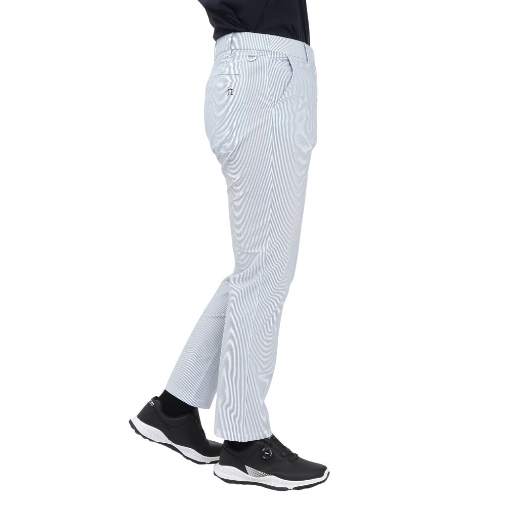 マンシングウエア（MUNSING WEAR）（レディース）ゴルフウェア 吸汗 シアサッカーストレッチ 9分丈パンツ MG5SLP82L SA00