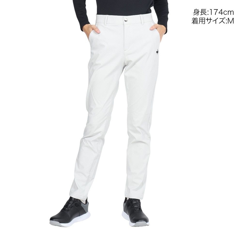 ルコックスポルティフ（lecoqsportif）（レディース）ゴルフウェア ストレッチフォーサー 裏起毛ロングパンツ LG4FLP00L GY00
