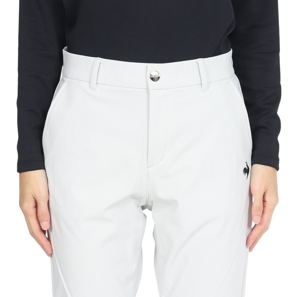 ルコックスポルティフ（lecoqsportif）（レディース）ゴルフウェア ストレッチフォーサー 裏起毛ロングパンツ LG4FLP00L GY00