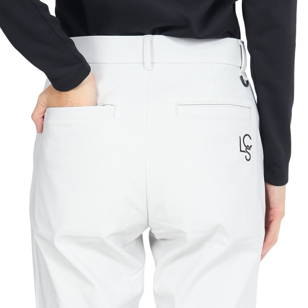 ルコックスポルティフ（lecoqsportif）（レディース）ゴルフウェア ストレッチフォーサー 裏起毛ロングパンツ LG4FLP00L GY00