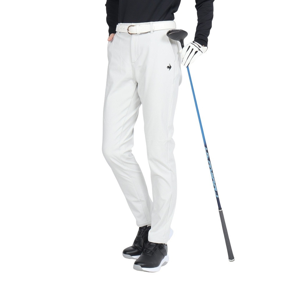 ルコックスポルティフ（lecoqsportif）（レディース）ゴルフウェア ストレッチフォーサー 裏起毛ロングパンツ LG4FLP00L GY00