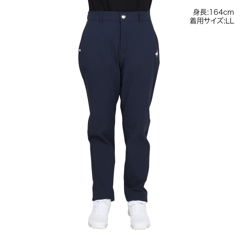 ルコックスポルティフ（lecoqsportif）（レディース）ゴルフウェア ストレッチフォーサー 裏起毛ロングパンツ LG4FLP00L NV00
