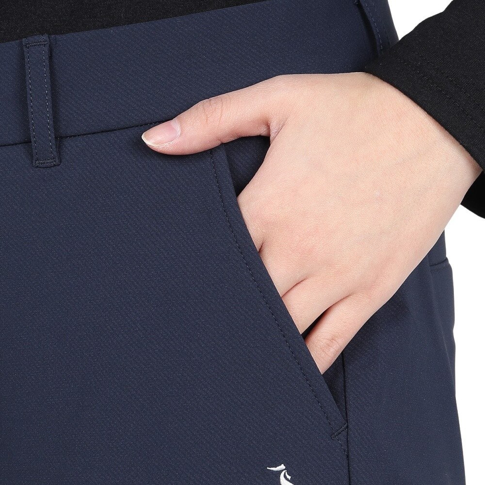 ルコックスポルティフ（lecoqsportif）（レディース）ゴルフウェア ストレッチフォーサー 裏起毛ロングパンツ LG4FLP00L NV00