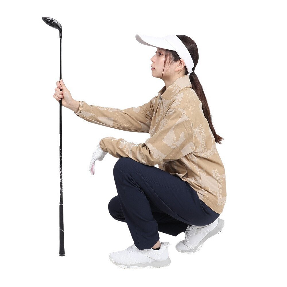 ルコックスポルティフ（lecoqsportif）（レディース）ゴルフウェア ストレッチフォーサー 裏起毛ロングパンツ LG4FLP00L NV00