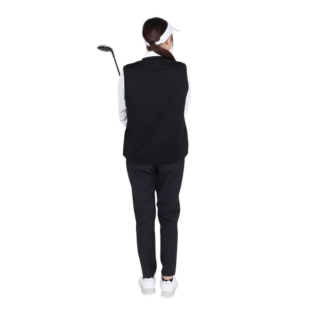 ルコックスポルティフ（lecoqsportif）（レディース）ゴルフウェア 吸汗速乾 9分丈 LCS ウエストフィットパンツ LG4FLP50L BK00