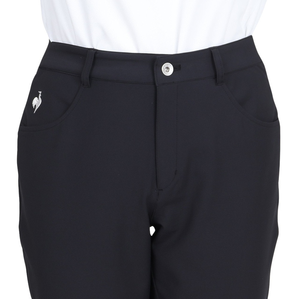 ルコックスポルティフ（lecoqsportif）（レディース）ゴルフウェア 吸汗速乾 9分丈 LCS ウエストフィットパンツ LG4FLP50L BK00