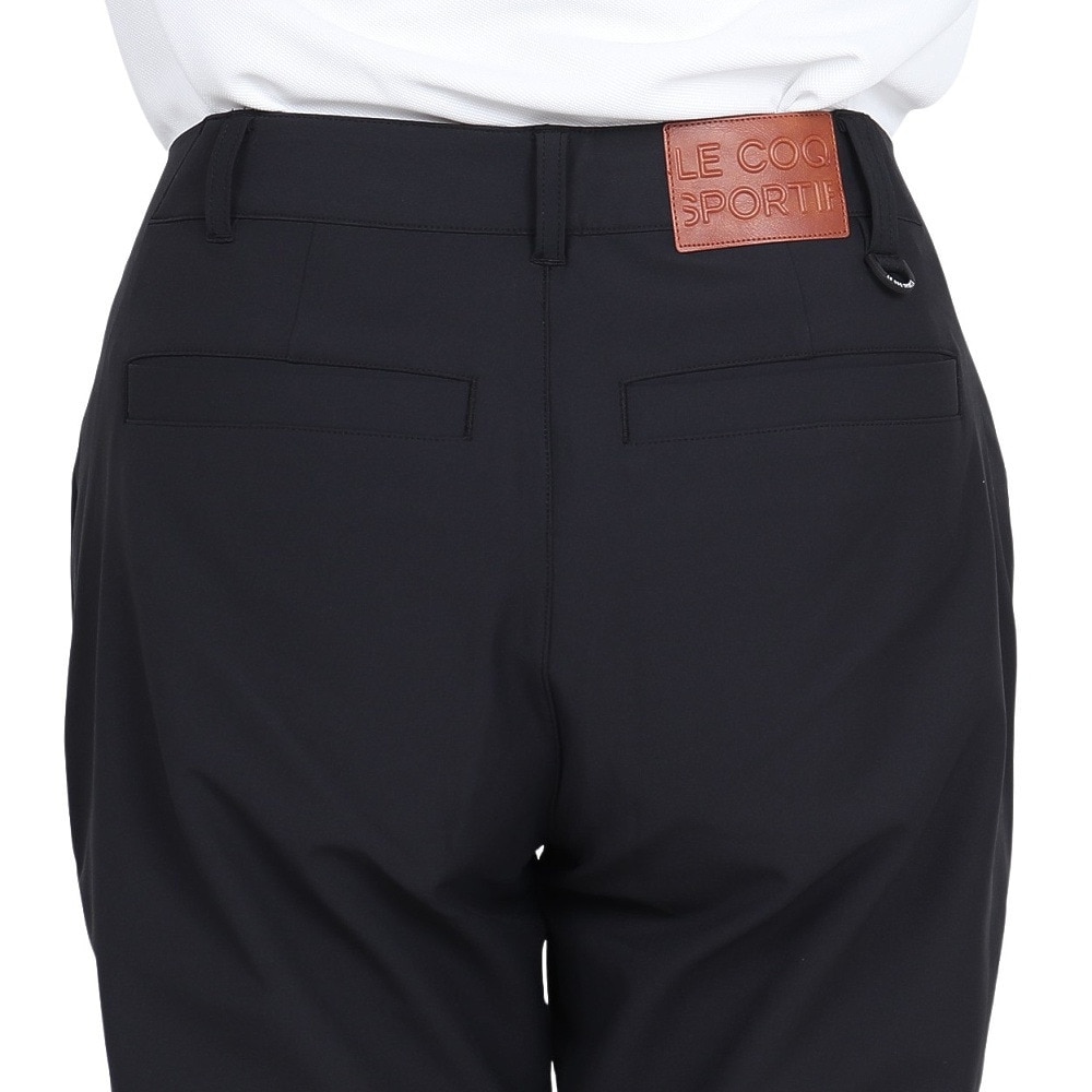 ルコックスポルティフ（lecoqsportif）（レディース）ゴルフウェア 吸汗速乾 9分丈 LCS ウエストフィットパンツ LG4FLP50L BK00