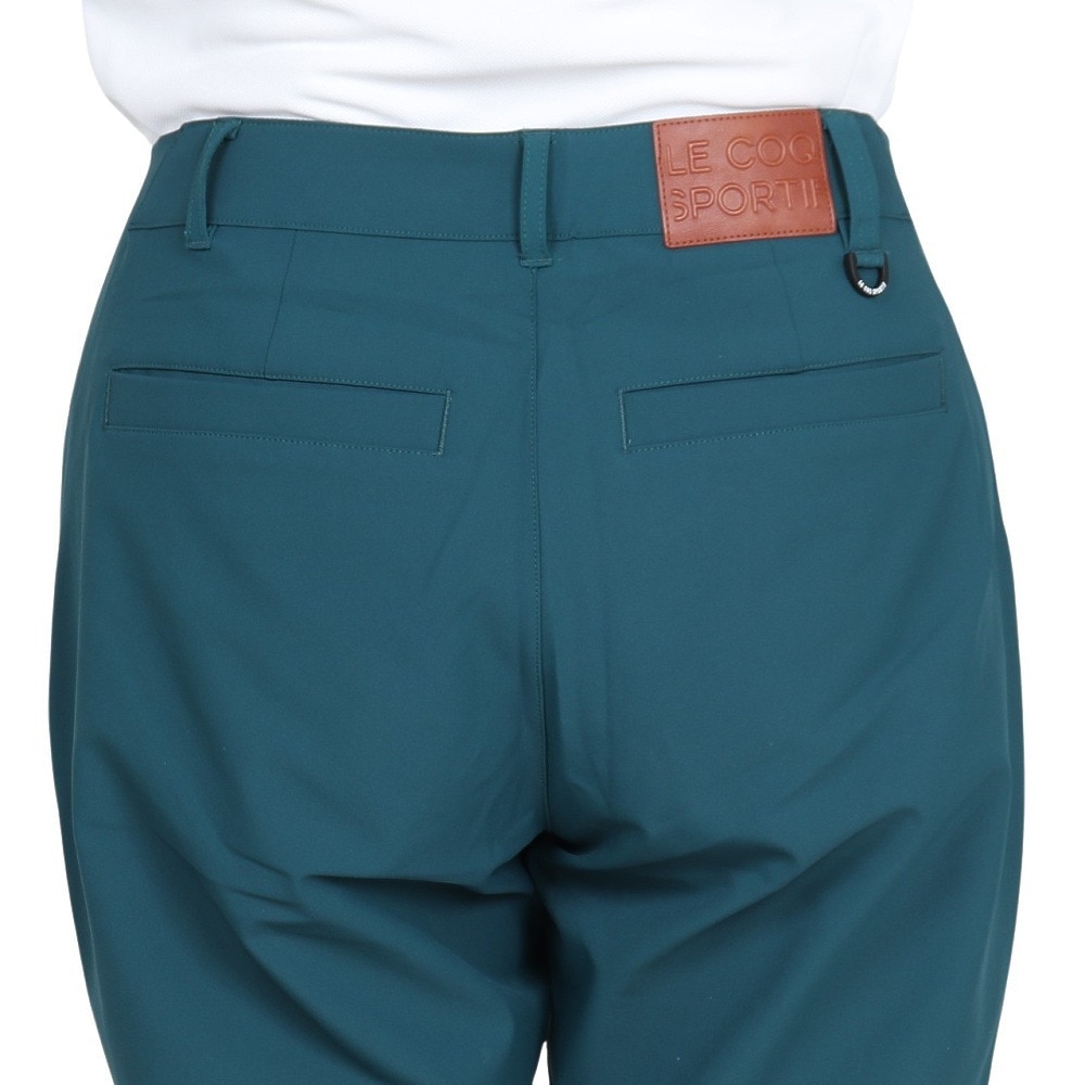 ルコックスポルティフ（lecoqsportif）（レディース）ゴルフウェア 吸汗速乾 9分丈 LCS ウエストフィットパンツ LG4FLP50L GR00