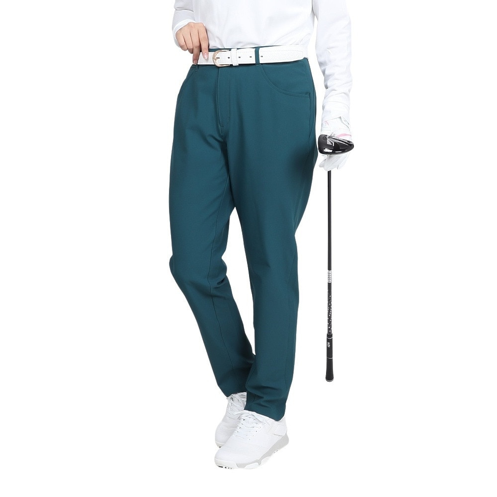 ルコックスポルティフ（lecoqsportif）（レディース）ゴルフウェア 吸汗速乾 9分丈 LCS ウエストフィットパンツ LG4FLP50L GR00