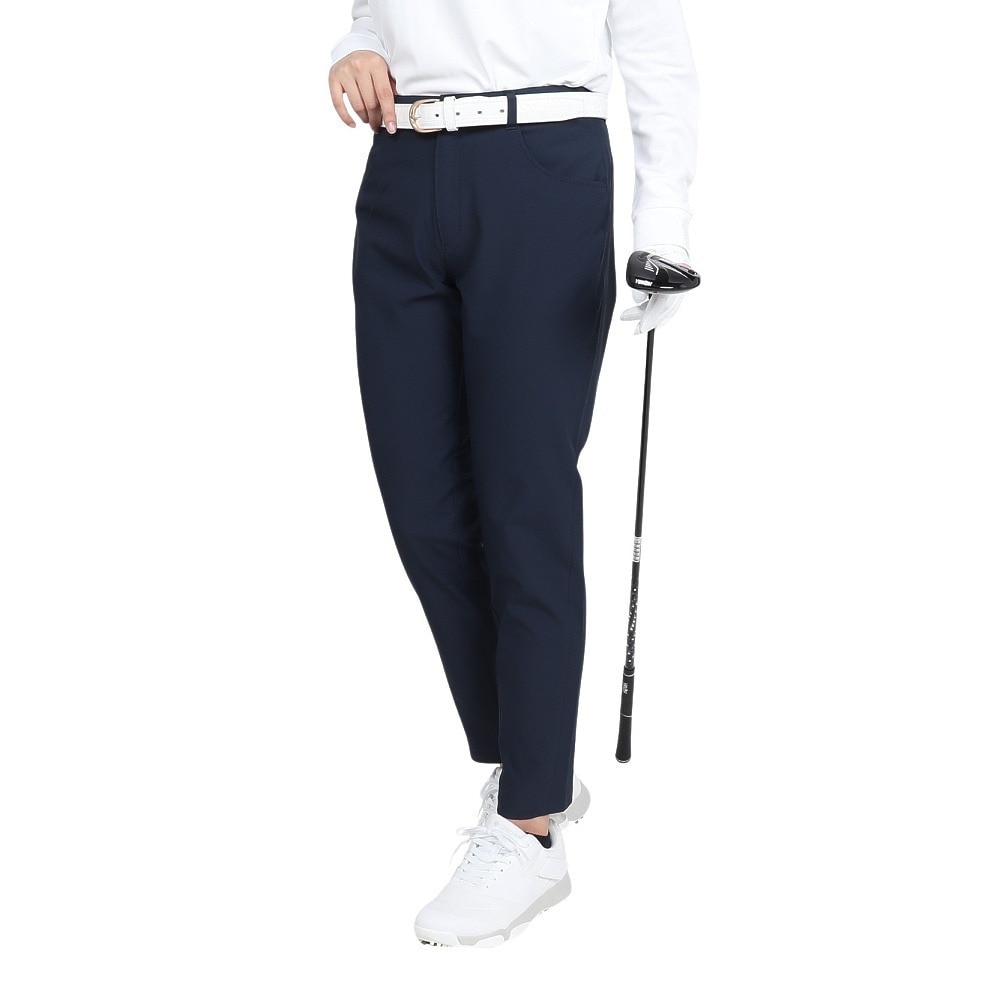 ルコックスポルティフ（lecoqsportif）（レディース）ゴルフウェア 吸汗速乾 9分丈 LCS ウエストフィットパンツ LG4FLP50L NV00