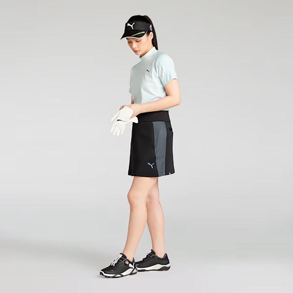プーマ（PUMA）（レディース）ゴルフウェア PF テック ライン カードボード スカート 633364-01