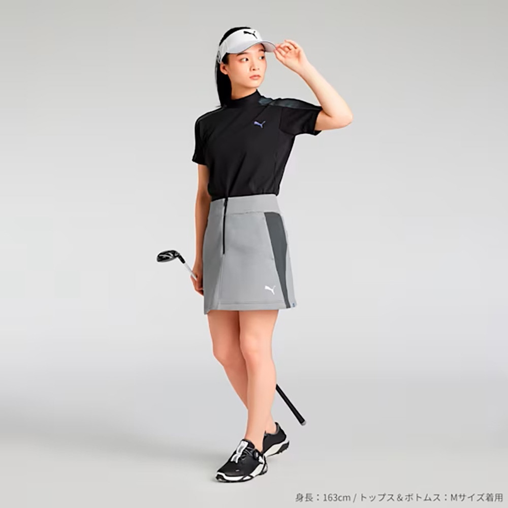 プーマ（PUMA）（レディース）ゴルフウェア PF テック ライン カードボード スカート 633364-02