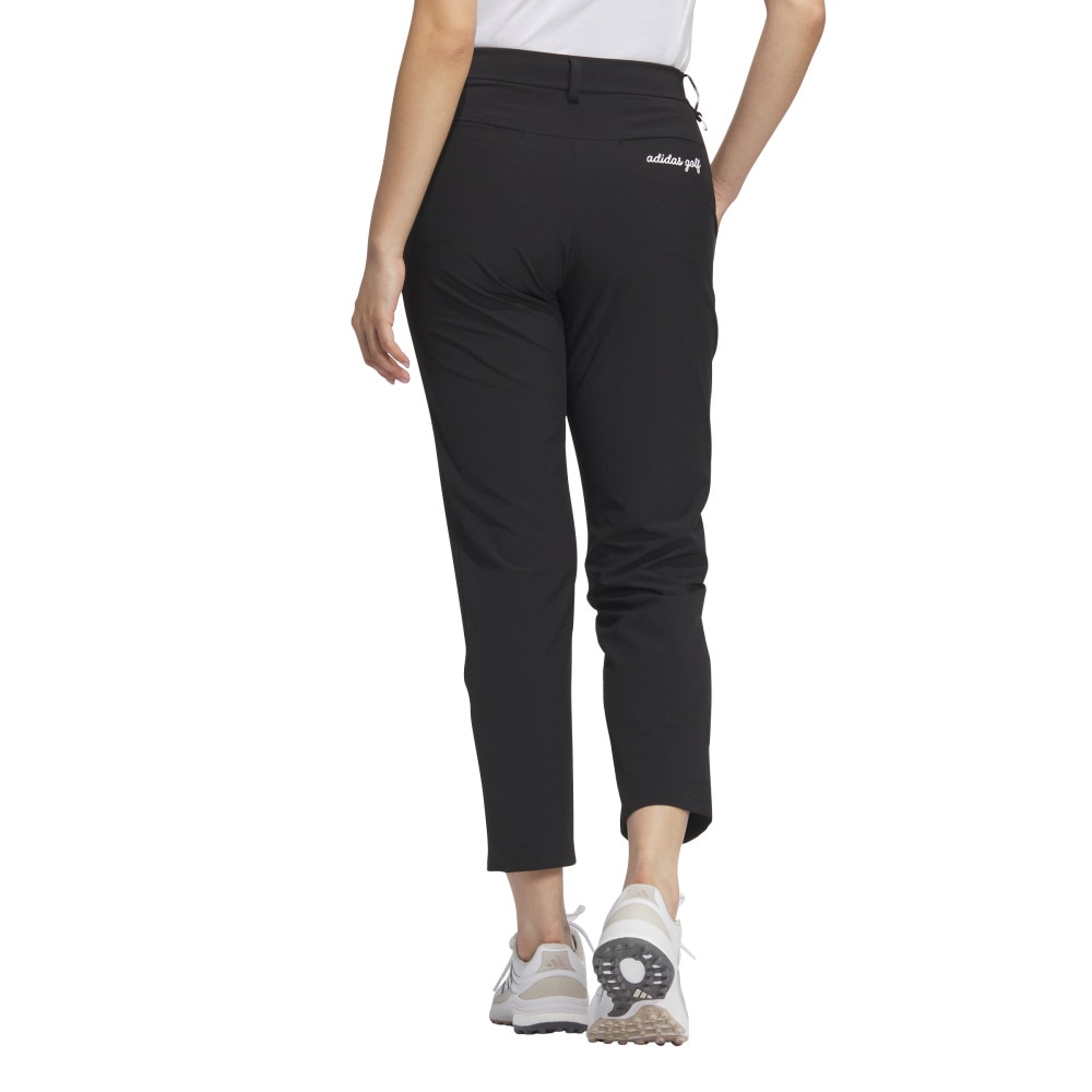 アディダス（adidas）（レディース）ゴルフウェア WIND. RDY アンクル ウーブンパンツ 7/8 JWJ94-JM7181 BLK