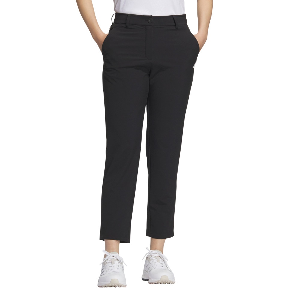 アディダス（adidas）（レディース）ゴルフウェア WIND. RDY アンクル ウーブンパンツ 7/8 JWJ94-JM7181 BLK