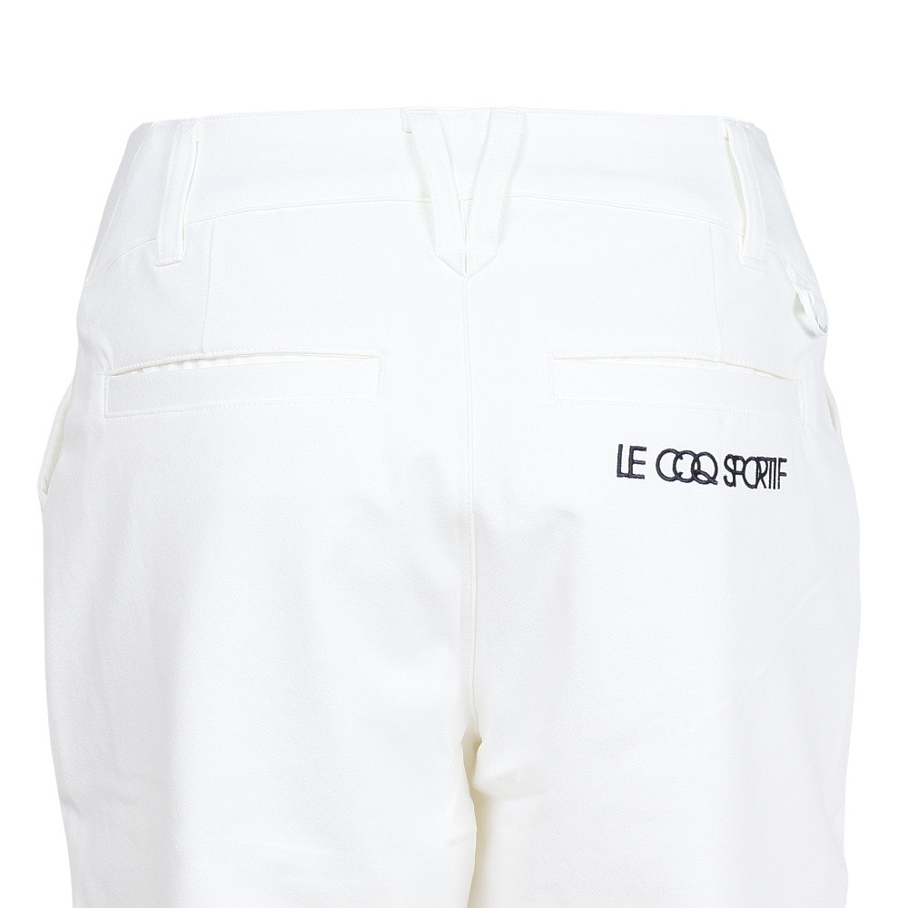 ルコックスポルティフ（lecoqsportif）（レディース）ゴルフウェア 吸汗速乾 9分丈パンツ LG5FLP51L WH00