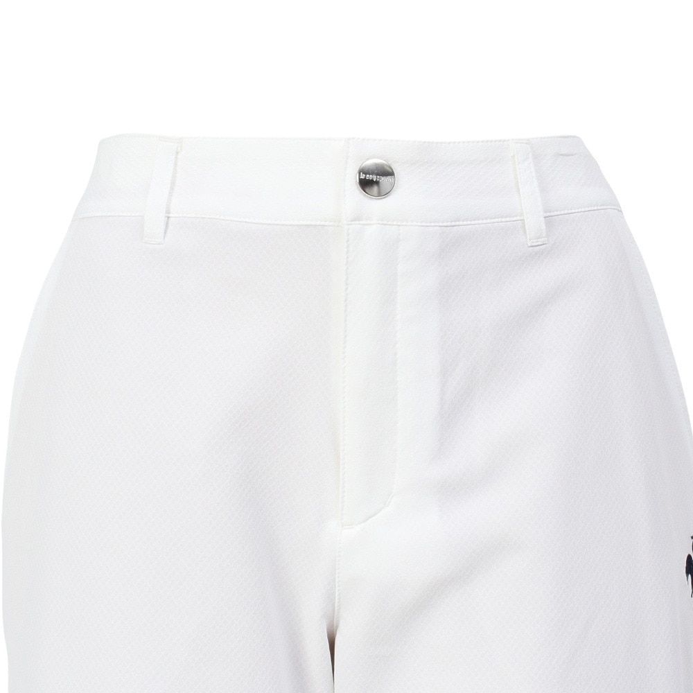 ルコックスポルティフ（lecoqsportif）（レディース）ゴルフウェア Waist Fit 9分丈パンツ LG5SLP53L WH00