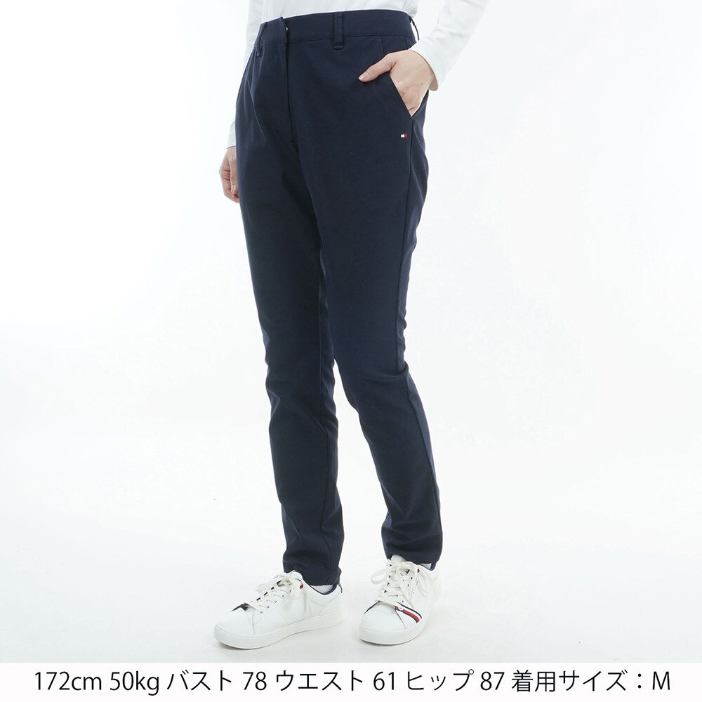 トミー ヒルフィガー ゴルフ（TOMMY HILFIGER GOLF）（レディース）ゴルフウェア ストレッチツイル パンツ THLA470-NVY