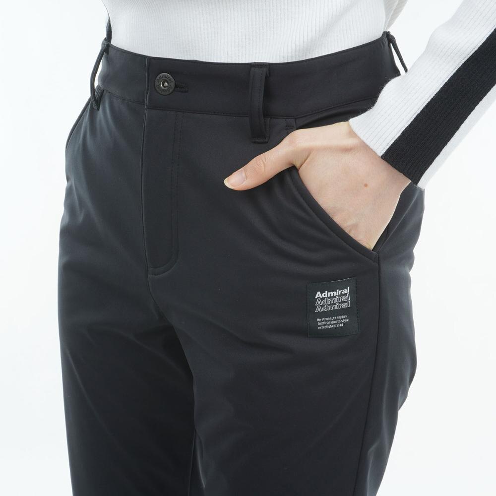 アドミラル ゴルフ（Admiral GOLF）（レディース）ゴルフウェア 撥水バックフリースパンツ ADLA479-BLK