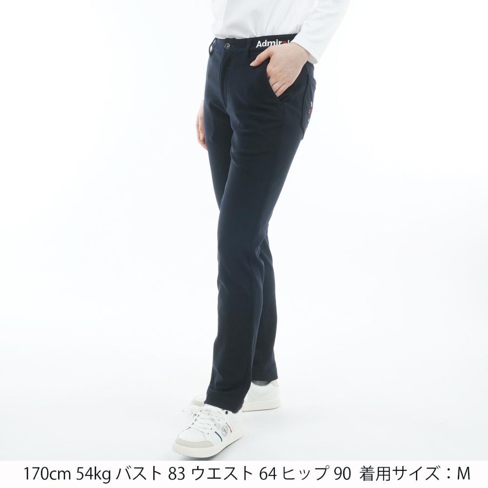 アドミラル ゴルフ（Admiral GOLF）（レディース）ゴルフウェア ハイテンション 裏起毛スリムパンツ ADLA574-NVY