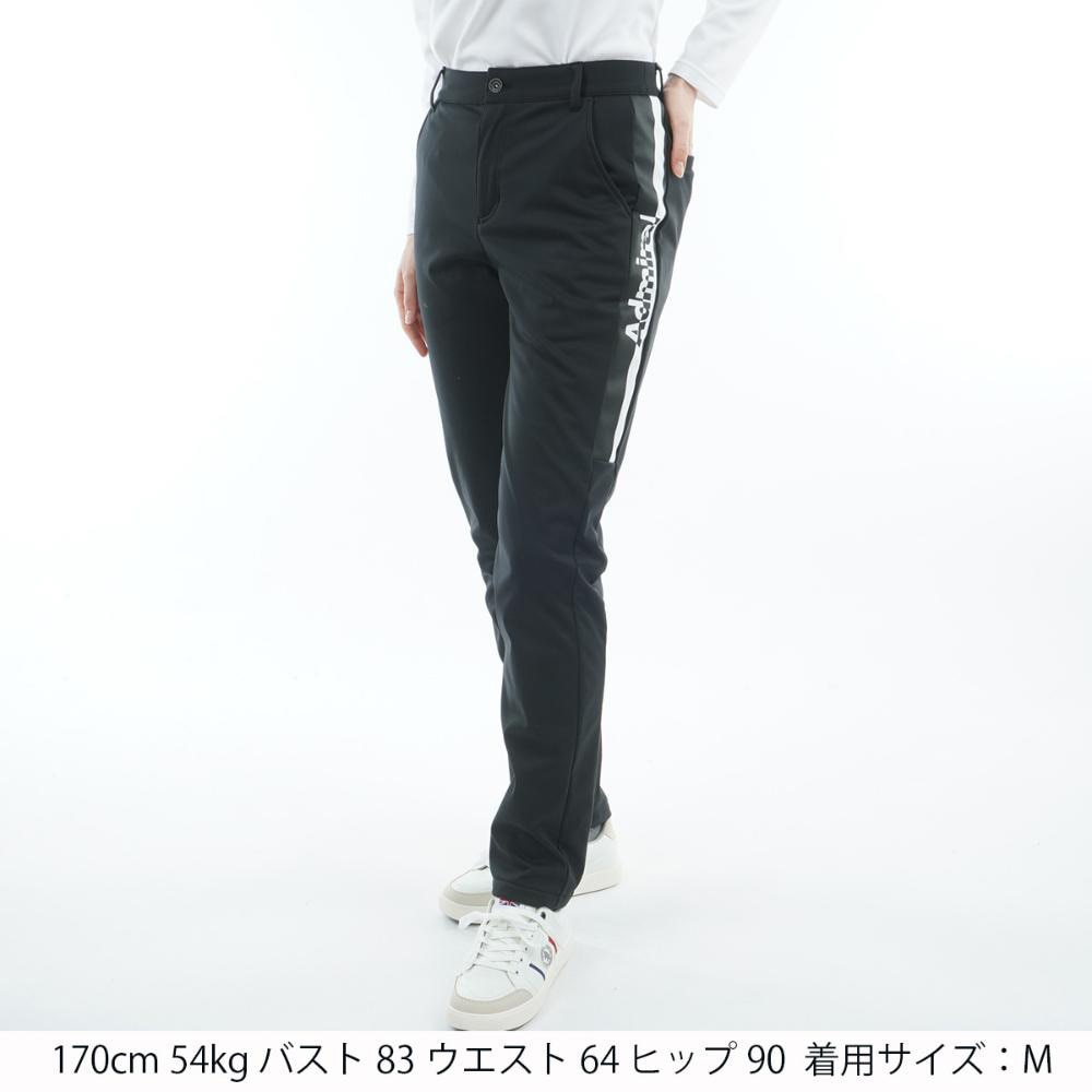 アドミラル ゴルフ（Admiral GOLF）（レディース）ゴルフウェア 防風フリース ボンディングロングパンツ ADLA582-BLK