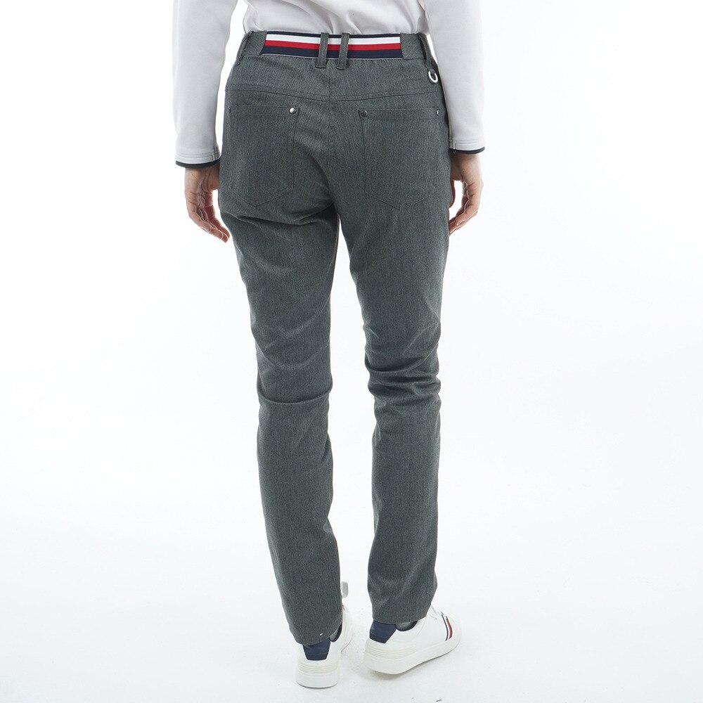 トミーヒルフィガーゴルフ（TOMMY HILFIGER GOLF）（レディース）ゴルフウェア ストレッチツイル ロングパンツ THLA568-GRY