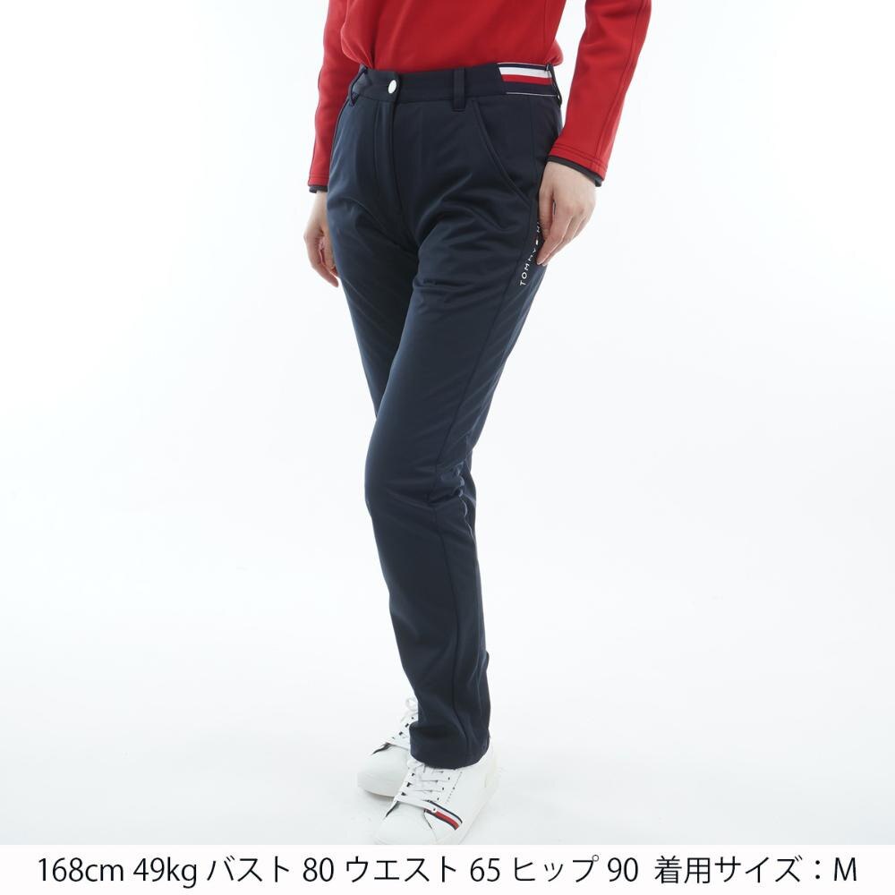 トミー ヒルフィガー ゴルフ（TOMMY HILFIGER GOLF）（レディース）ゴルフウェア 撥水 ウインドプルーフ ロングパンツ THLA589-NVY