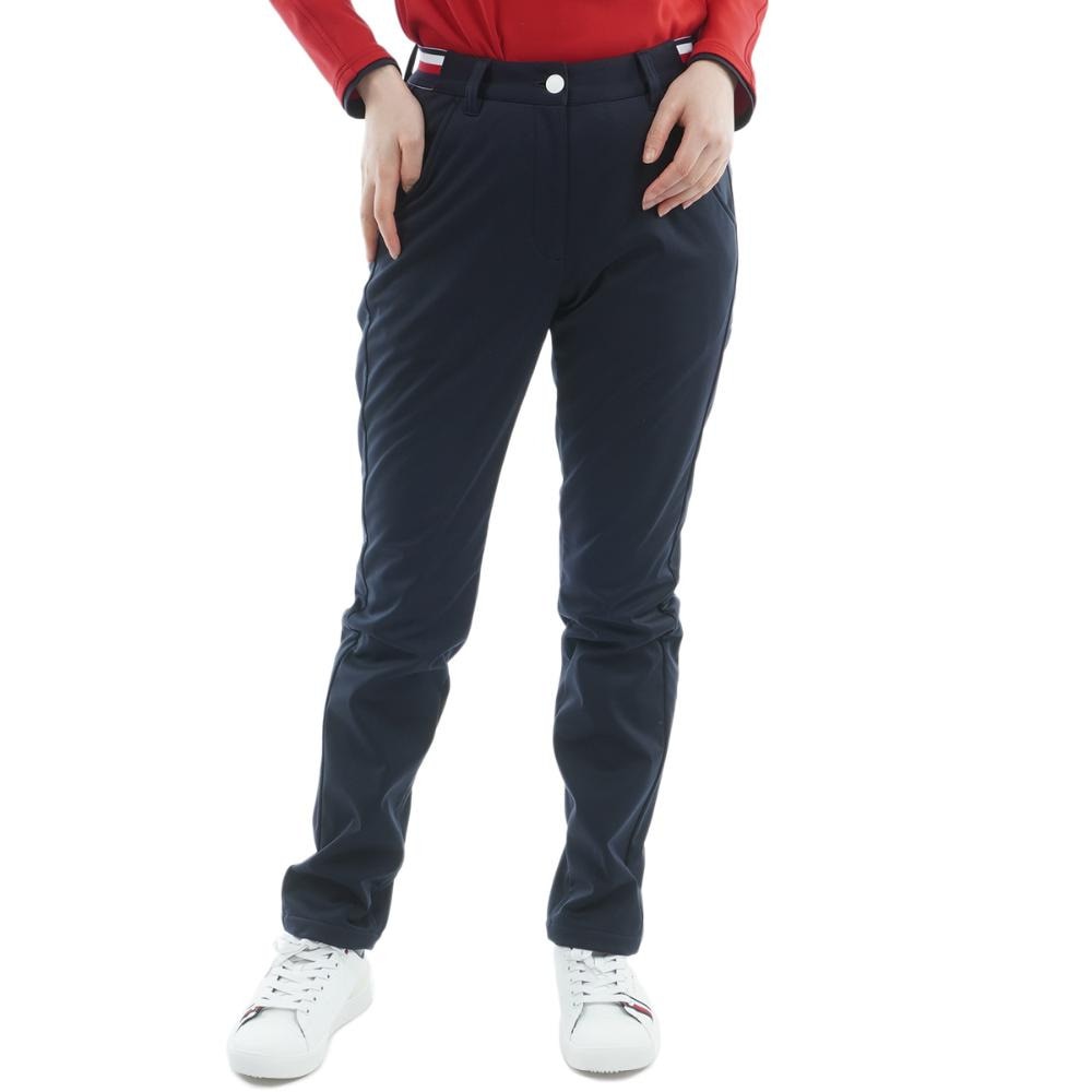 トミー ヒルフィガー ゴルフ（TOMMY HILFIGER GOLF）（レディース）ゴルフウェア 撥水 ウインドプルーフ ロングパンツ THLA589-NVY