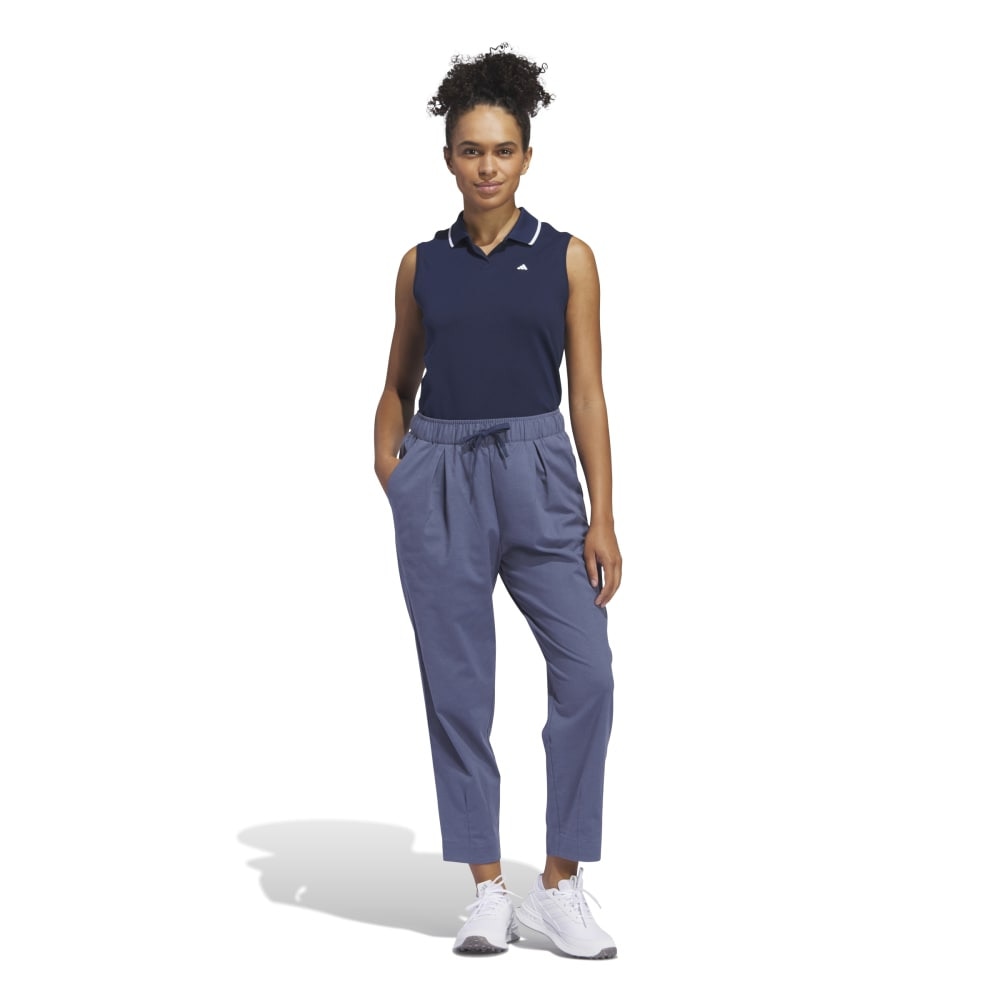 アディダス（adidas）（レディース）ゴルフウェア GO-TO ヘザーアンクルパンツ IYW54-IP2157NVY★★★