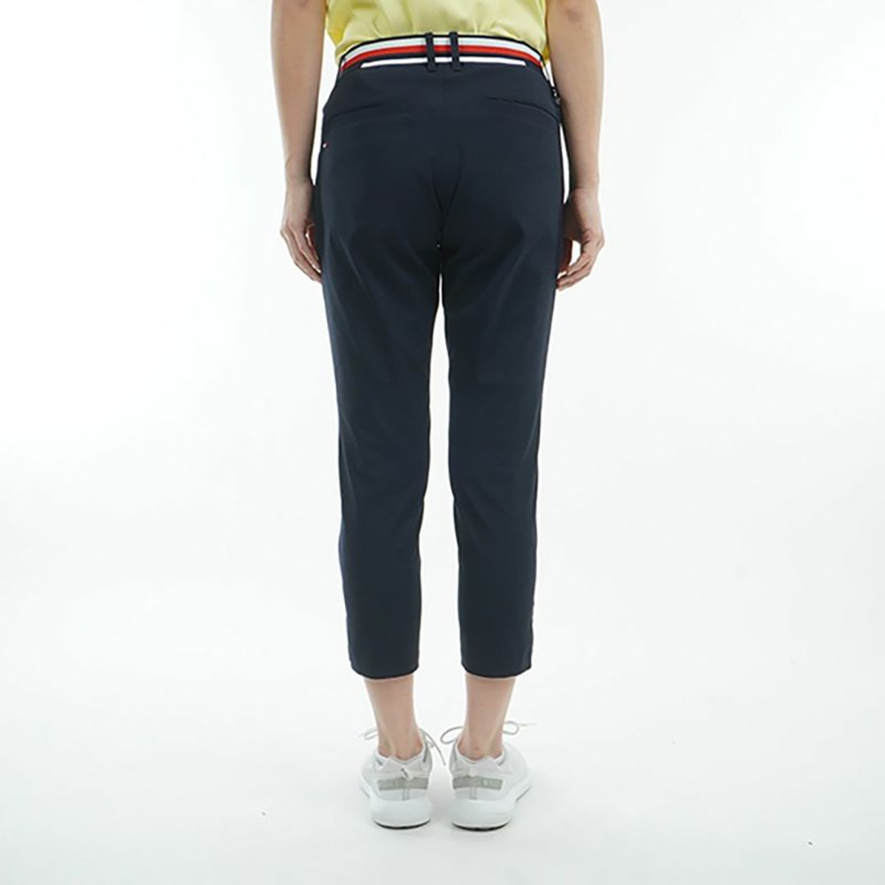 トミー ヒルフィガー ゴルフ（TOMMY HILFIGER GOLF）（レディース）ゴルフウェア ベルテッドツイル 3/4パンツ THLA505-NVY