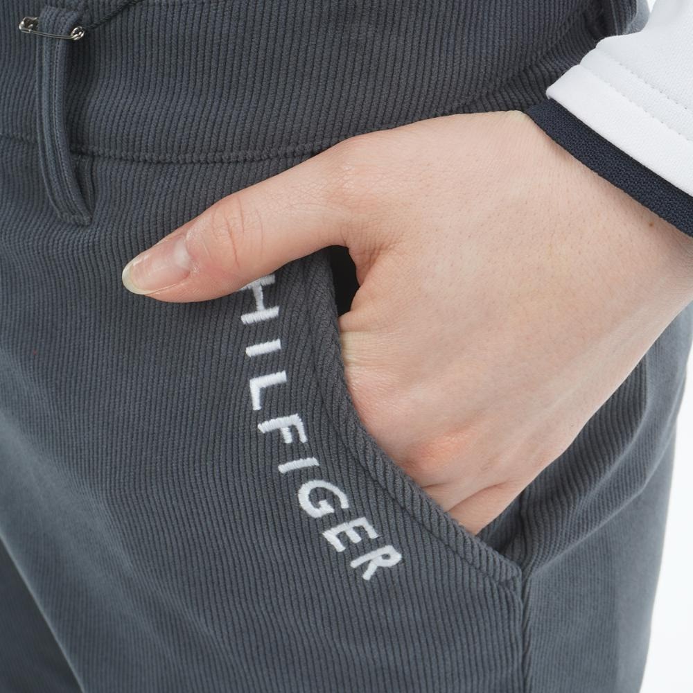 トミー ヒルフィガー ゴルフ（TOMMY HILFIGER GOLF）（レディース）ゴルフウェア ストレッチ コーデュロイ 9分丈パンツ THLA575-CGR
