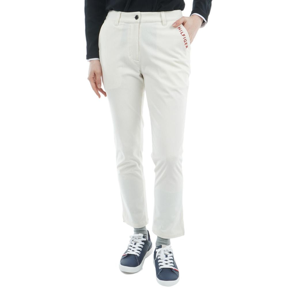 トミー ヒルフィガー ゴルフ（TOMMY HILFIGER GOLF）（レディース）ゴルフウェア ストレッチ コーデュロイ 9分丈パンツ THLA575-OWH