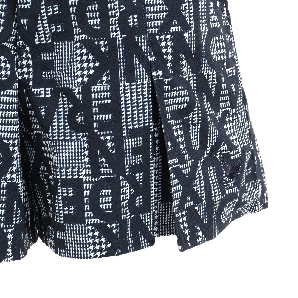 クランク（CLUNK）（レディース）ゴルフウェア 運動性 快適性 ストレッチ 撥水 ウエストゴム インナーパンツ付き プリーツショートパンツ CL5MUC08 NVY