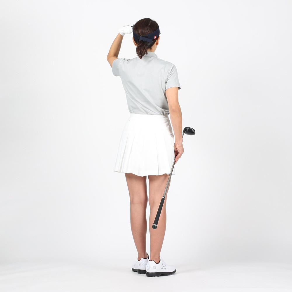 ROSASEN（レディース）ゴルフウェア A-Line プリーツショートパンツ 048-76342-004