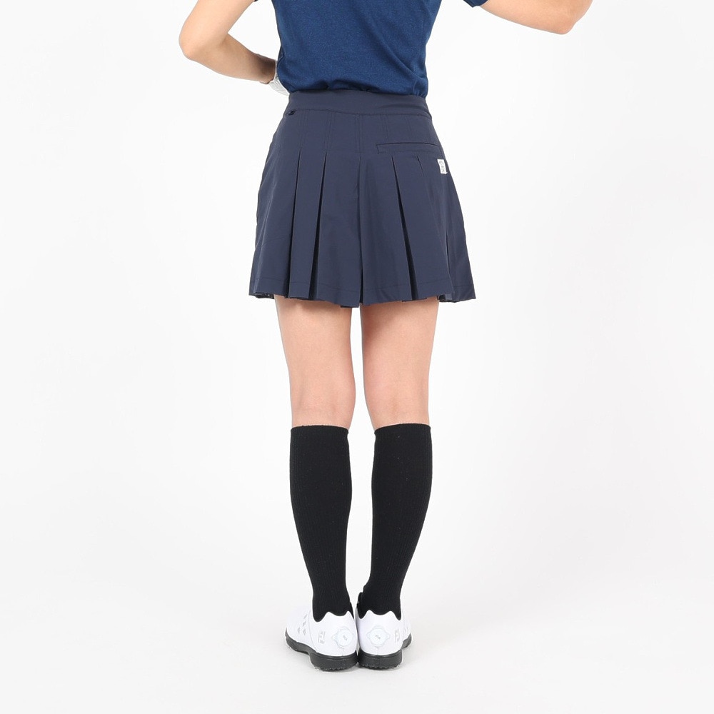 ROSASEN（レディース）ゴルフウェア A-Line プリーツショートパンツ 048-76342-098