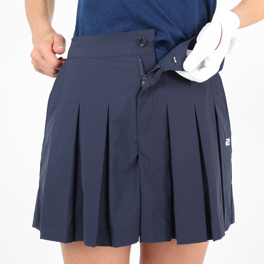 ROSASEN（レディース）ゴルフウェア A-Line プリーツショートパンツ 048-76342-098