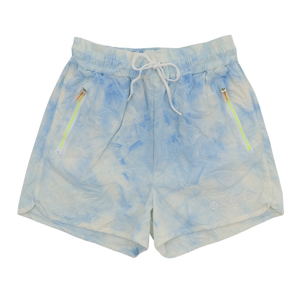 ホーンガーメント（HORN G.M.T）（レディース）ゴルフウェア ショートパンツ Banned Tye dye Stretch Shorts HCW-2A-AT14-BLUE