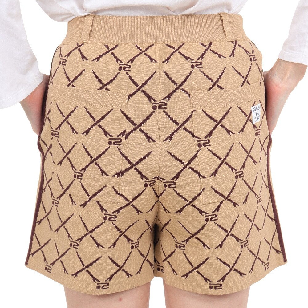 ROSASEN（レディース）ゴルフウェア ニット A-Line ロサーセンモノグラムショートパンツ 048-77942-052★★★