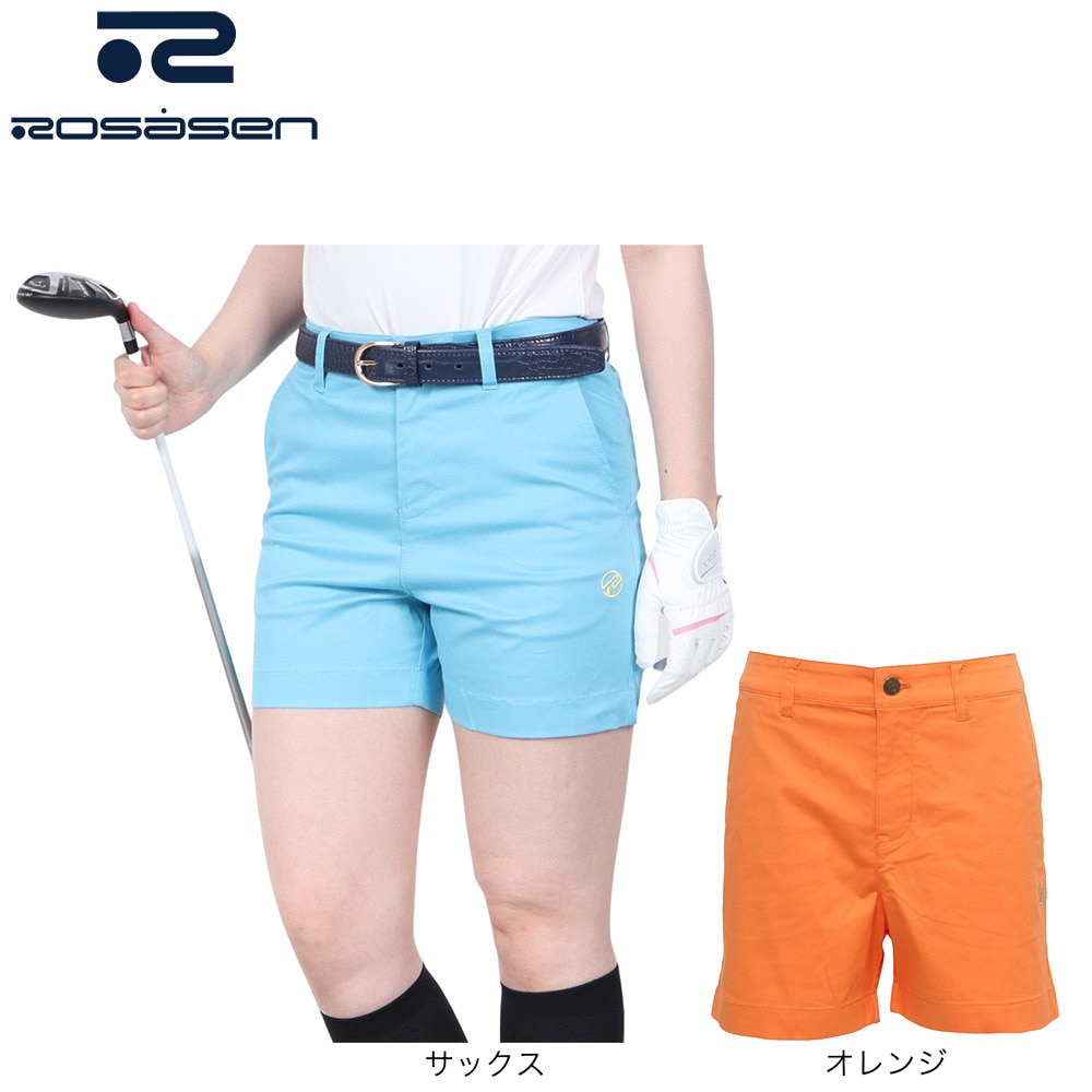 ROSASEN（レディース）ゴルフウェア リヨセルツイル ストレッチショートパンツ 045-78344-093