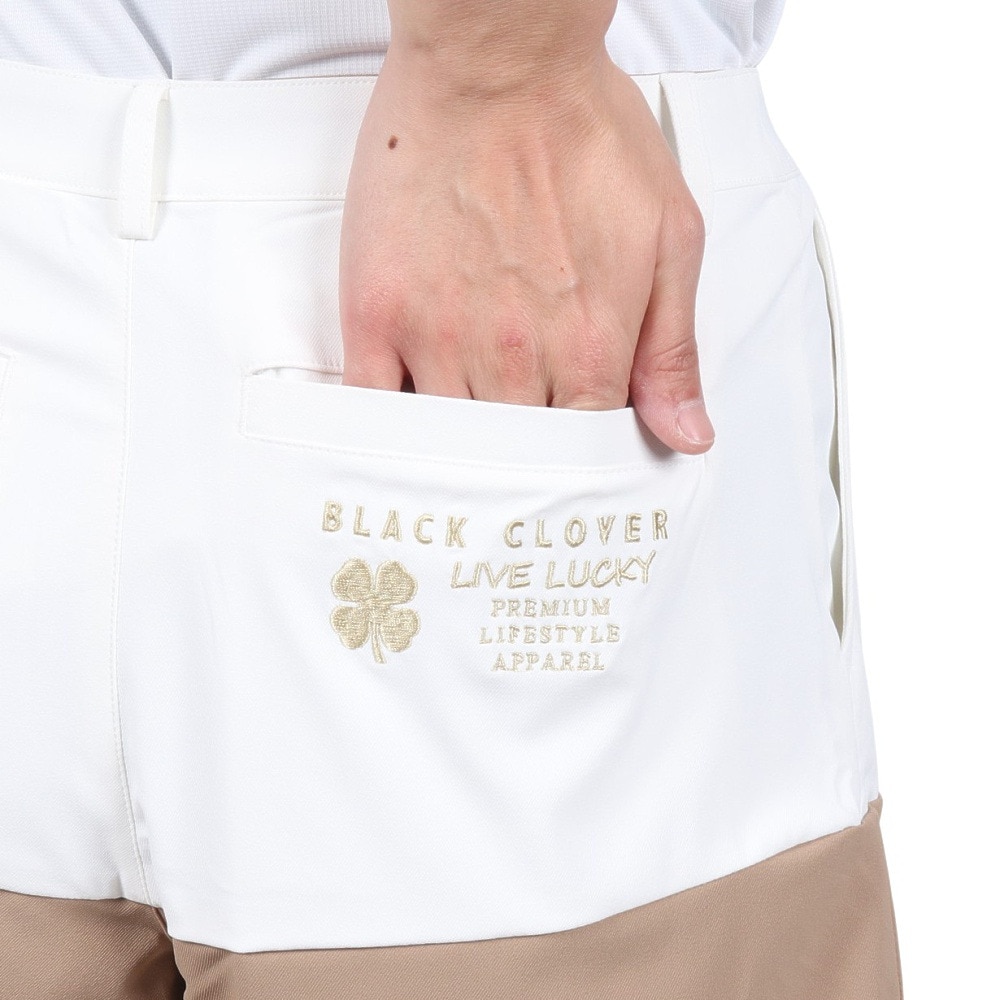 ブラッククローバー（Black Clover）（レディース）ゴルフウェア 吸水速乾 ショートパンツ BA5RUC30 WHT